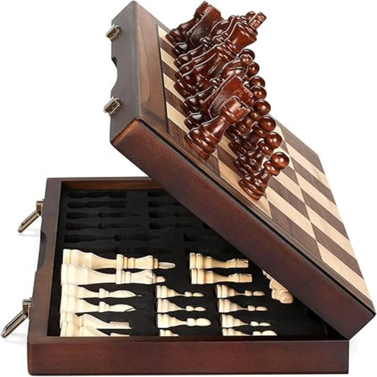 Échiquier en bois