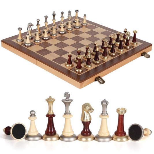 Échiquier de Luxe en Bois