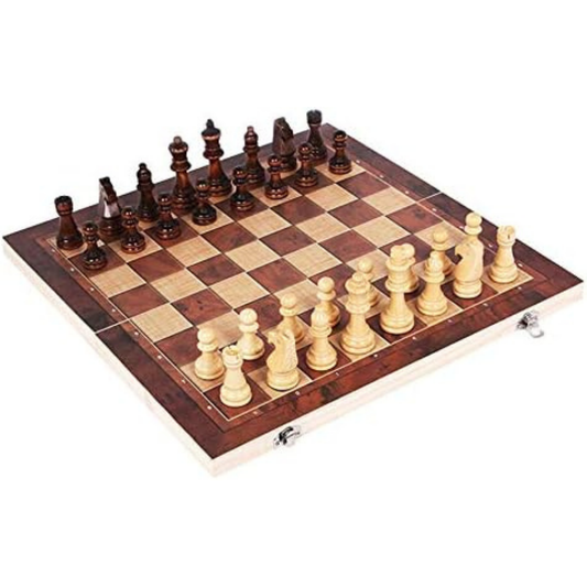 Échiquier en bois